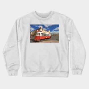 Eléctrico. The tram in Lisbon. Crewneck Sweatshirt